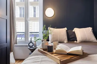 Un ou plusieurs lits dans un hébergement de l'établissement Sirene - 2 chambres à Batignolles