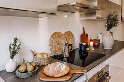 Cuisine ou kitchenette dans l'établissement Royo - 1 chambre à Auteuil