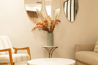 Coin salon dans l'établissement NEW Luxury & Cozy Apartment - 6p