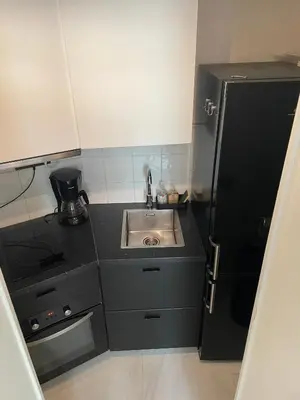 Cuisine ou kitchenette dans l'établissement Appartement Paris 7ème Invalides/ Tour Eiffel 1er étage