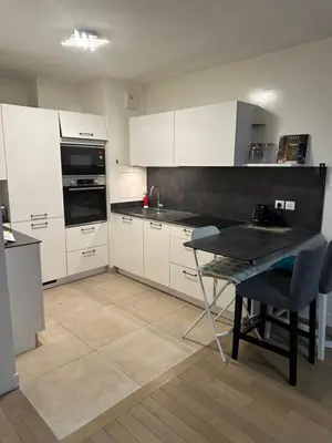 Cuisine ou kitchenette dans l'établissement New Flat in the Quartier Latin