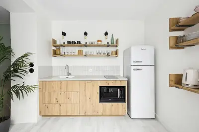 Cuisine ou kitchenette dans l'établissement MyKeypers - Cosy & Design Parisian Flat 4P - Batignolles