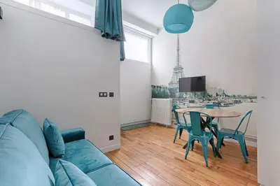 Coin salon dans l'établissement Luxury LOFT 6P - Arc de Triomphe
