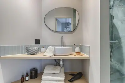 Salle de bains dans l'établissement Luxury Studio 2P - Marais - Bastille