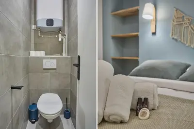 Salle de bains dans l'établissement Apartment Center of Paris by Studio prestige