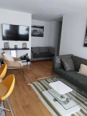 Télévision ou salle de divertissement dans l'établissement Appartement la défense Courbevoie
