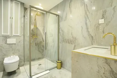 Salle de bains dans l'établissement Apartment Opéra by Studio prestige