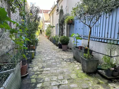 Jardin de l'établissement L'appartement Jean Moulin
