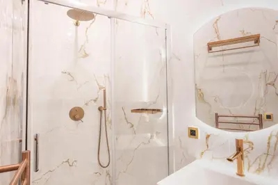 Salle de bains dans l'établissement Charming and Cosy apartment for 4 guests- Fecamp