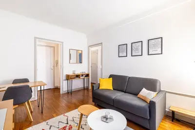 Coin salon dans l'établissement GuestReady - Bel Apt charmant près de Montmartre