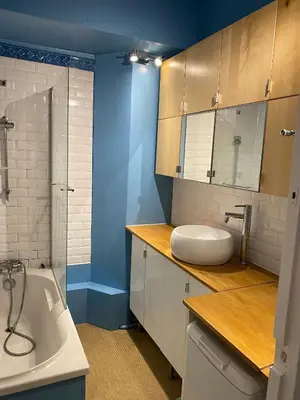 Salle de bains dans l'établissement Homy and Cosy private flat - Paris