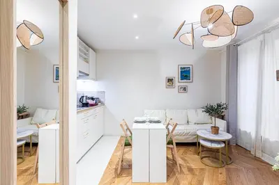 Coin salon dans l'établissement GuestReady - Paris Delight near the metro station