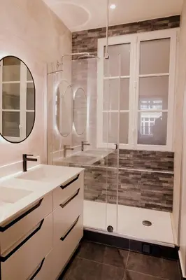 Salle de bains dans l'établissement Luxueux duplex Elysées