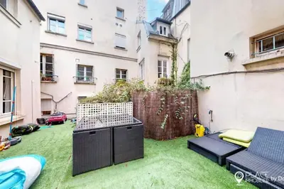 Jardin de l'établissement Atypique Paris marais