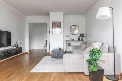 Télévision ou salle de divertissement dans l'établissement Magnificient Terrace 6 pers flat