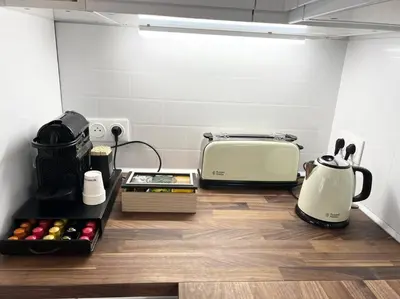 Plateau bouilloire dans l'établissement House climatisée & parking à 15 minutes de Paris