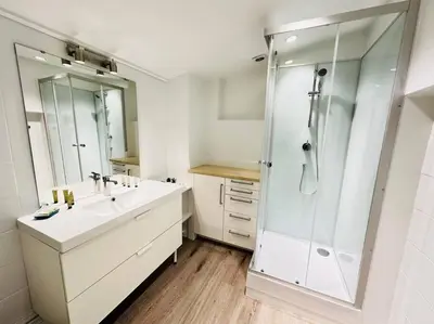 Salle de bains dans l'établissement Great flat in center of Paris