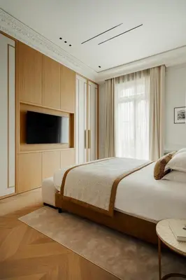Un ou plusieurs lits dans un hébergement de l'établissement Appartement Luxe et Rénové - Champs-Élysées