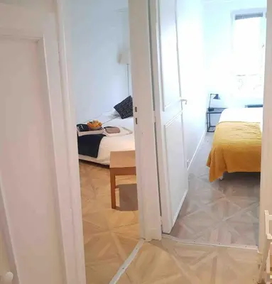 Un ou plusieurs lits dans un hébergement de l'établissement Bastille - Lappe - Quartier anime