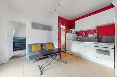 Cuisine ou kitchenette dans l'établissement 2 pièces Lumineux & Calme (28m²)