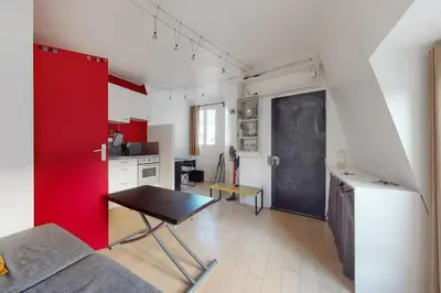 Cuisine ou kitchenette dans l'établissement 2 pièces Lumineux & Calme (28m²)