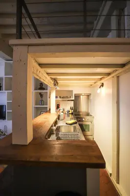 Cuisine ou kitchenette dans l'établissement Le Marais - Charlot - Appartement de caractere
