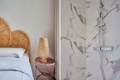Un ou plusieurs lits dans un hébergement de l'établissement Apartment La Défense by Studio prestige