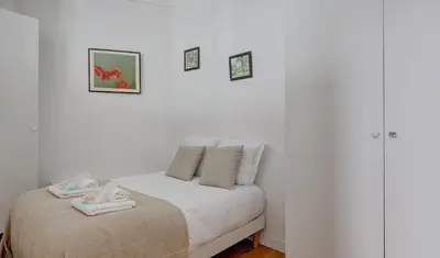 Un ou plusieurs lits dans un hébergement de l'établissement 338 Suite Montmartre - Superb apartment in Paris