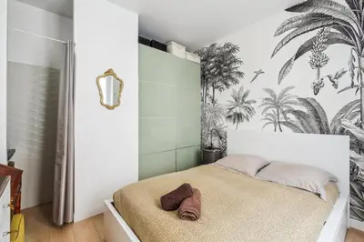 Un ou plusieurs lits dans un hébergement de l'établissement L'Oasis Urbaine - Proche Belleville et Parmentier