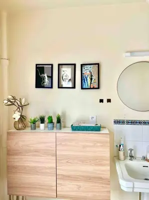 Salle de bains dans l'établissement 2-Bed Room Cosy Apartment - Central Location