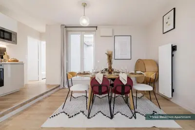 Cuisine ou kitchenette dans l'établissement PoeticStay - Montmartre