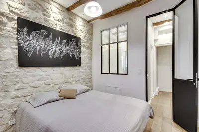 Un ou plusieurs lits dans un hébergement de l'établissement Bastille - Gare de Lyon - Appartement familial