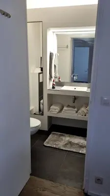 Salle de bains dans l'établissement Appart'Chic