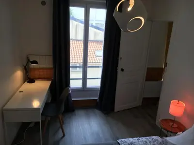 Plan de l'établissement appartement T2 porte de Pantin Métro Hoche