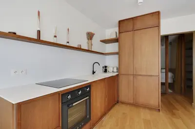 Cuisine ou kitchenette dans l'établissement Pick A Flat's Apartment in Saint-Germain - Rue de Sèvres