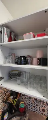 Cuisine ou kitchenette dans l'établissement LOGEMENT CLICHY