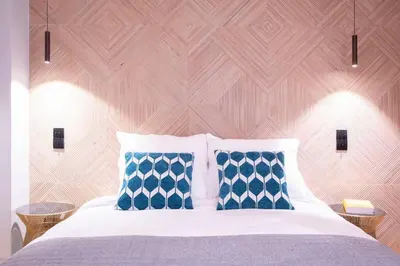 Un ou plusieurs lits dans un hébergement de l'établissement Chic & Fully-Equipped Apartment in Le Marais