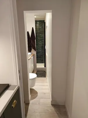 Salle de bains dans l'établissement Appart calme Montmartre