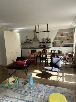 Coin salon dans l'établissement South Pigalle - 2 bedrooms luxury flat