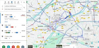 Plan de l'établissement Studio cosy - Asnières