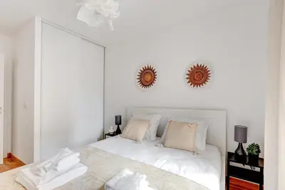 Un ou plusieurs lits dans un hébergement de l'établissement 340 Suite Emile - Superb apartment