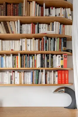 Bibliothèque dans l'appartement