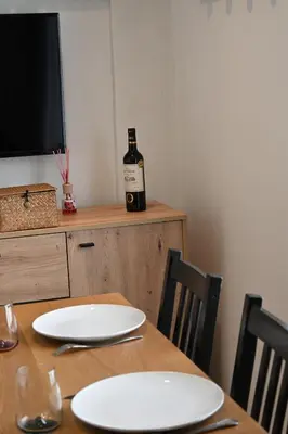 Boissons dans l'établissement Appart cosy et fonctionnel, quartier très sympa