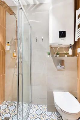 Salle de bains dans l'établissement Guestrust- Arc de Triomphe Corail