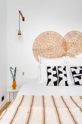 Un ou plusieurs lits dans un hébergement de l'établissement PorteMaillot & La Défense 4 Bedroom 10 people