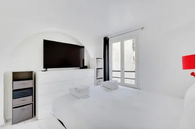 Un ou plusieurs lits dans un hébergement de l'établissement Paris Marais Beaubourg Area
