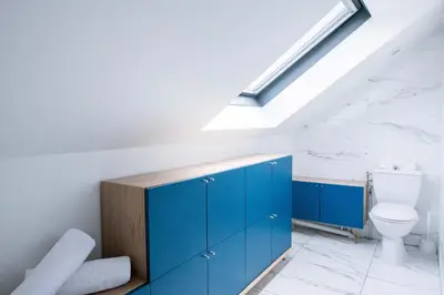 Salle de bains dans l'établissement Le Champs-Elysees - Cité universitaire Paris 14