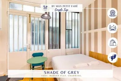 Plan de l'établissement Le Shade of Grey - Studio Cosy - by Mon Petit Faré