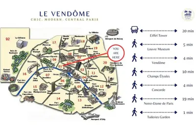 Certificat, récompense, panneau ou autre document affiché dans l'établissement The Vendôme - Elégant & Business- by Mon Petit Faré