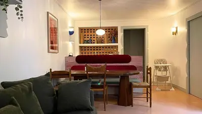 Coin salon dans l'établissement Le Majorelle - Calme & Cosy - by Mon Petit Faré